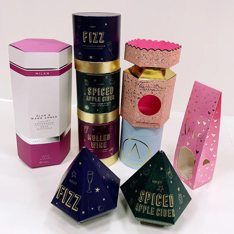 沙依巴克化妆品包装盒、异形包装盒、异形礼盒、异形纸盒定制印刷